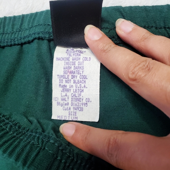 NEW | Vintage | 90's RARE Mickey Unlimited Jerry Leigh Green Lightweight Pant - Picture 6 of 6